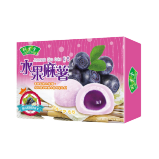 mochi de arándanos Bamboo House dulce japonés de arroz glutinoso