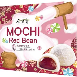 mochi de frambuesa Bamboo House dulce japonés de arroz glutinoso