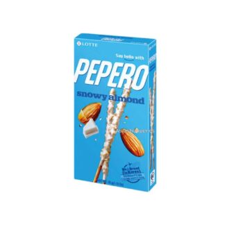 Pepero chocolate blanco y almendras