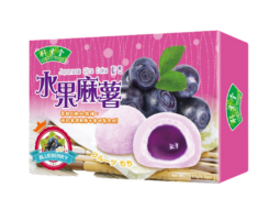 mochi de arándanos Bamboo House dulce japonés de arroz glutinoso