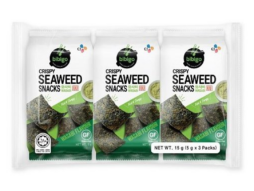 snack de alga sabor wasabi Bibigo 15g algas tostadas