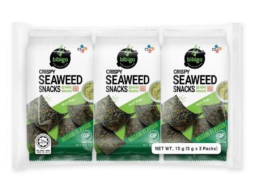 snack de alga sabor wasabi Bibigo 15g algas tostadas